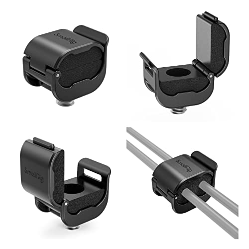 SMALLRIG Camera Cable Clamp Kamerakabelklemme für SDI/Mikrofonkabel, DSLR Kamera, 2mm - 6 mm Kabel (4 Stück) – 3685 von SMALLRIG