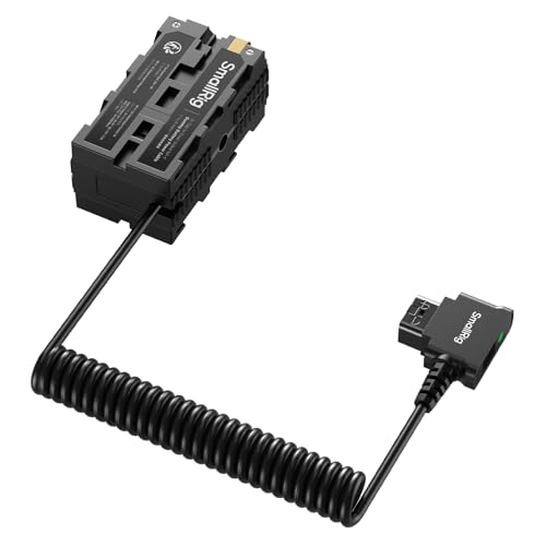 SmallRig D-Tap auf beidseitigen NP-F-Dummy-Akku mit USB-C, DC-Anschluss, LED-Anzeige, für Monitore und drahtlose Videos ender-4884 von SMALLRIG