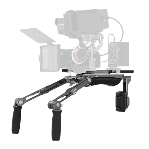 SMALLRIG HawkLock Schulter-Rig-Kit, Schulterstützsystem für spiegellose Kameras/Camcorder, One-Touch-Schnelleinstellung, kompatibel für arca-Swiss/MFT, SR007 Pro-4181 von SMALLRIG