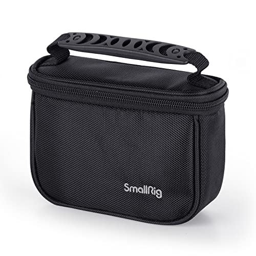 SMALLRIG Mini Camera Tasche Bag Protective Carrying Case, kleine Kamera Schutztasche, Nylon Handtaschen Storage Box mit atmungsaktivem Mesh, Doppelreißverschluss Design (16 x 12cm) - 3704 von SMALLRIG