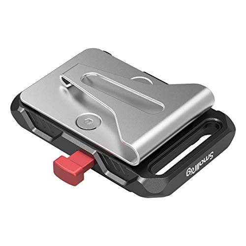 SMALLRIG Mini V Mount Batterieplatte mit Gürtelclip, V Lock Akku Montageplatte für DSLR, Kamera - 2990 SMALLRIG Mini V Mount Batterieplatte mit Gürtelclip, V Lock Akku Montageplatte für DSLR, Kamera - 2990 von SMALLRIG