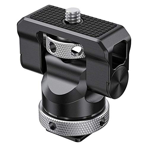 SMALLRIG Monitor Mount Monitorhalterung mit Cold Shoe Adapter für 5" und 7" Monitore Winkel einstellbar - BSE2346 von SMALLRIG