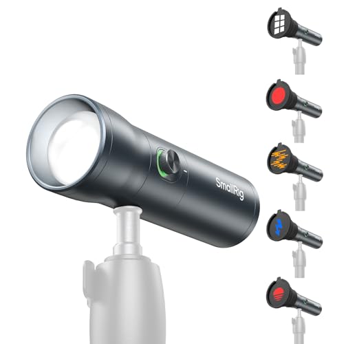 SMALLRIG RF10C RGB-LED-Taschenlampe für Fotografie, 7500mAh Gemustertes Umgebungslicht aus Aluminiumlegierung, 4-farbiges Fülllicht mit 20 Gemusterten Lichtfiltern, für Fotos, Inhaltserstellung - 4634 SMALLRIG RF10C RGB-LED-Taschenlampe für Fotografie, 7500mAh Gemustertes Umgebungslicht aus Aluminiumlegierung, 4-farbiges Fülllicht mit 20 Gemusterten Lichtfiltern, für Fotos, Inhaltserstellung - 4634 von SMALLRIG
