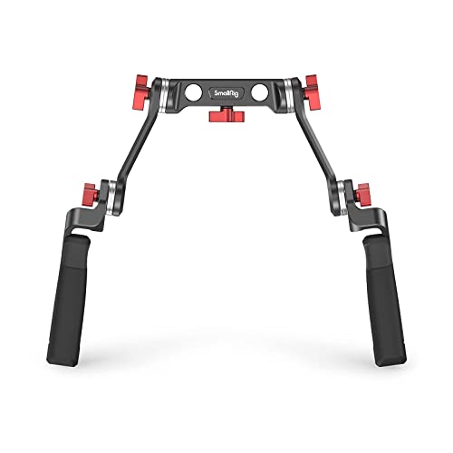SMALLRIG Shoulder Rig Handle Kit mit Rosette für DSLR Kamera Rig - 2002F von SMALLRIG