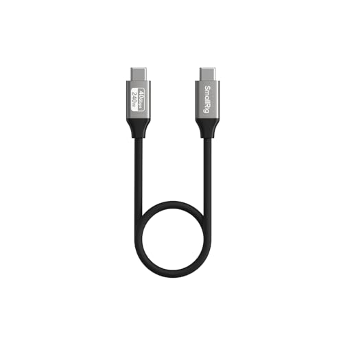 SMALLRIG USB-C Data Cable (Straight to Straight, 35cm / 13.8in) (40Gbps + 240W + 8K) 5073 von SMALLRIG