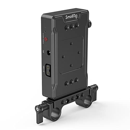 SMALLRIG V-Mount Akkuplattenadapter mit doppelter 15-mm-Stabklemme, für spiegellose/DSLR-Kamera, für Sony/für Nikon/für Canon/für Panasonic/für Fujifilm - 3498 SMALLRIG V-Mount Akkuplattenadapter mit doppelter 15-mm-Stabklemme, für spiegellose/DSLR-Kamera, für Sony/für Nikon/für Canon/für Panasonic/für Fujifilm - 3498 von SMALLRIG