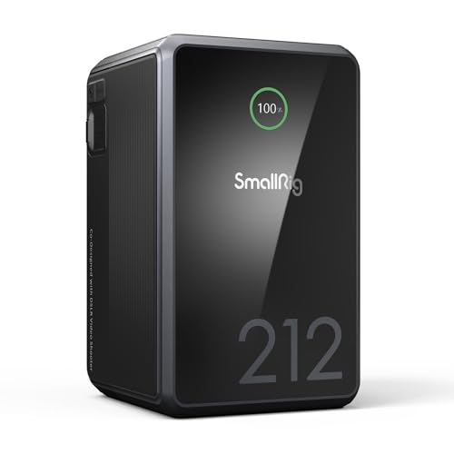 SMALLRIG x Caleb Pike V-Mount Battery VB212, 14400mAh/212Wh V Mount Akku unterstützt 140W PD USB-C-Schnellladegerät, mit Dual USB-C, D-TAP, DC-Anschluss, TFT-Display, für Kamera, Camcorder - 4293 SMALLRIG x Caleb Pike V-Mount Battery VB212, 14400mAh/212Wh V Mount Akku unterstützt 140W PD USB-C-Schnellladegerät, mit Dual USB-C, D-TAP, DC-Anschluss, TFT-Display, für Kamera, Camcorder - 4293 von SMALLRIG