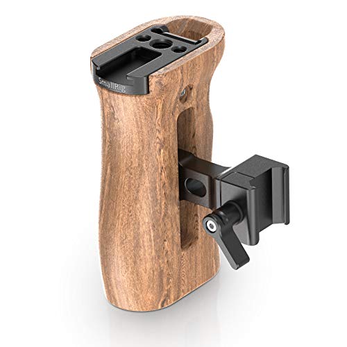 SmallRig Universal Seite Holz NATO Griff Grip DSLR Kamera Cage W/Cold Shoe Mount integrierter Schlüssel, Gewinde - 2187 SmallRig Universal Seite Holz NATO Griff Grip DSLR Kamera Cage W/Cold Shoe Mount integrierter Schlüssel, Gewinde - 2187 von SMALLRIG