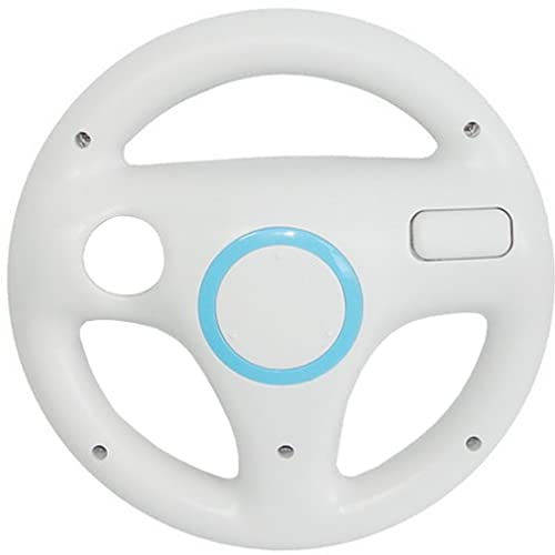 Lenkrad für Wii Fernbedienung, Weiss Kompatibel mit Nintendo Wii, Wii U Controller, Racing Wheel für Mario Kart Spiele, Racing Games von SMARDY