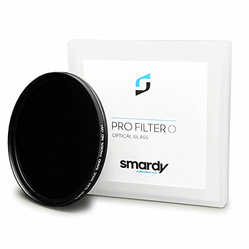 smardy 49mm ND2-ND400 Neutraldichte (ND) Graufilter Verstellbar kompatibel mit Sony Alpha 3000, 7R, NEX-3, NEX-5, NEX-7, NEX-C3, NEX-F von SMARDY