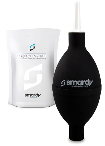 smardy Kamera Reinigung Blasebalg, Größe M, Objektiv Staubreiniger Druckluftreiniger Luftbläser für DSLR Sensor Tastatur Smartphone von SMARDY