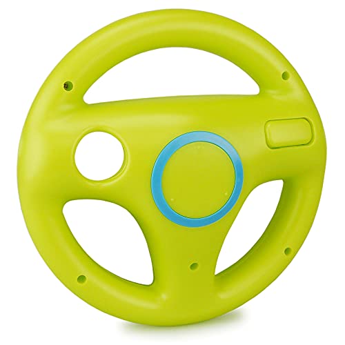 smardy Lenkrad Grün Racing Wheel Kompatibel mit Nintendo Wii U Fernbedienung Controller für Mario Kart Game Rennspiele von SMARDY