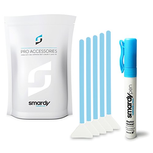 smardy Profi Sensor Reinigungsset - 5X Microfaser Swab 24mm + 10ml SprayPen mit Rogge Lens Sensor Cleaner von SMARDY