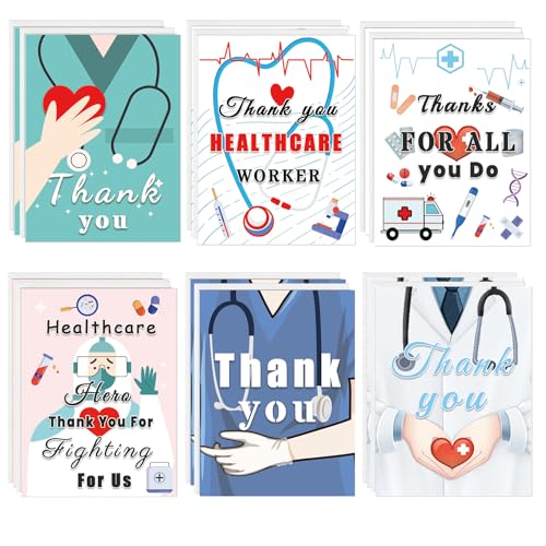 Dankeskarte für Gesundheitsarbeiter, medizinische Wertschätzungskarte, Dankeskarte, Arztkarten mit Umschlägen, Krankenschwestern, Woche, Grußkarten für Krankenschwestern, Woche, Abschlussfeier, Dankeskarte für Gesundheitsarbeiter, medizinische Wertschätzungskarte, Dankeskarte, Arztkarten mit Umschlägen, Krankenschwestern, Woche, Grußkarten für Krankenschwestern, Woche, Abschlussfeier, von SMARSTICKER