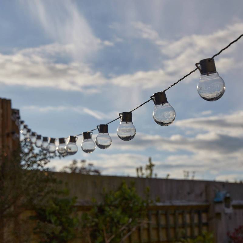 LED-Solar-Lichterkette GloBulb, 40-flammig von SMART GARDEN