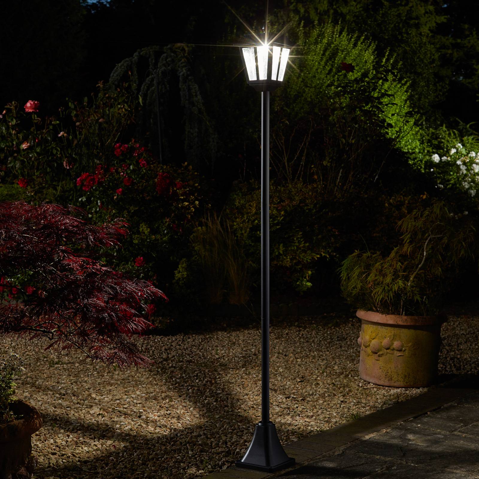 LED-Solar-Mastleuchte Whitehall 365 von SMART GARDEN