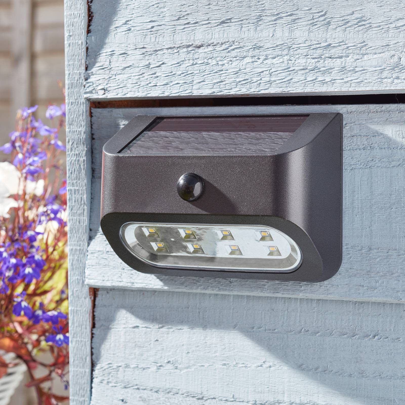 LED-Solar-Wandleuchte Sentinal mit Sensor 2er Pack LED-Solar-Wandleuchte Sentinal mit Sensor 2er Pack von SMART GARDEN