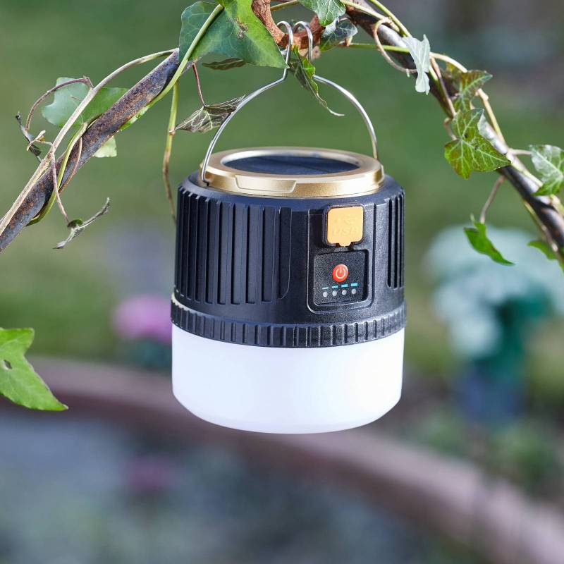 LED-Solarleuchte Multi 300L, universell, Fernbedienung, USB von SMART GARDEN