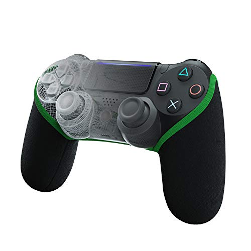 SMART GRIP PS4 Controller Hülle, Anti-Sweat/Anti-Rutsch PS4 Controller Grip, Waschbar, Playstation Controller Individualisieren, PS4 Controller Zubehör (Grün) von SMART GRIP