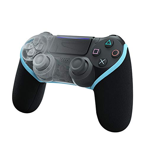 SMART GRIP PS4 Controller Hülle, Anti-Sweat/Anti-Rutsch PS4 Controller Grip, Waschbar, Playstation Controller Individualisieren, PS4 Controller Zubehör (Hellblau) von SMART GRIP