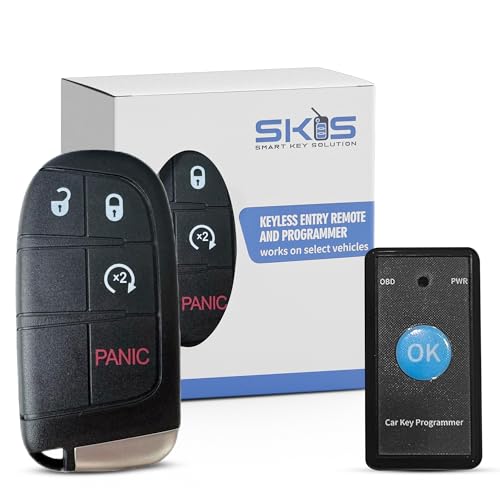 4B Fernbedienung Schlüsselanhänger Ersatz Fernbedienung Fob Kit für Dodge Journey 2011 2012 2013 2014 2015 2016 2017 Fernbedienung Schlüssel M3N-40821302, M3N40821302 4B Fernbedienung Schlüsselanhänger Ersatz Fernbedienung Fob Kit für Dodge Journey 2011 2012 2013 2014 2015 2016 2017 Fernbedienung Schlüssel M3N-40821302, M3N40821302 von SMART KEY SOLUTION