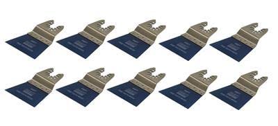 SMART Trade 63mm Feinzahn-Sägeblatt - 10er Pack: Zehn hochwertige Sägeblätter mit feiner Zahnung für saubere und präzise Schnitte in Holz und Kunststoffen von SMART