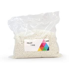 Pellet PETG 3D-Druck Marke Smartfil Naturfarbe 1 kg Thermoplast Granulat von SMARTFIL