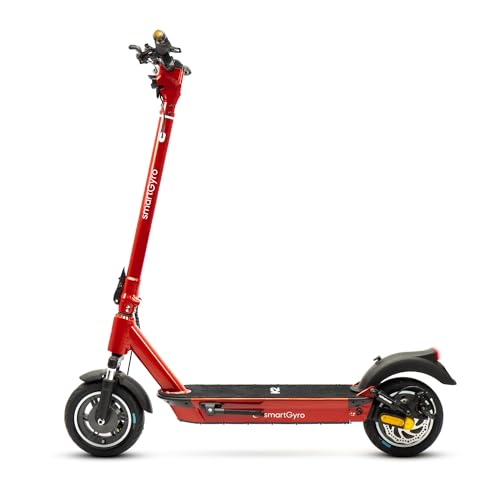 SMARTGYRO K2 Terra Elektroroller, 48 V, 13000 mAh, Federung vorne und hinten, Multifunktions-Anzeige, Scheibenbremse, 10 Tubeless-Räder, App, leicht und faltbar, Rouge, L SMARTGYRO K2 Terra Elektroroller, 48 V, 13000 mAh, Federung vorne und hinten, Multifunktions-Anzeige, Scheibenbremse, 10 Tubeless-Räder, App, leicht und faltbar, Rouge, L von SMARTGYRO