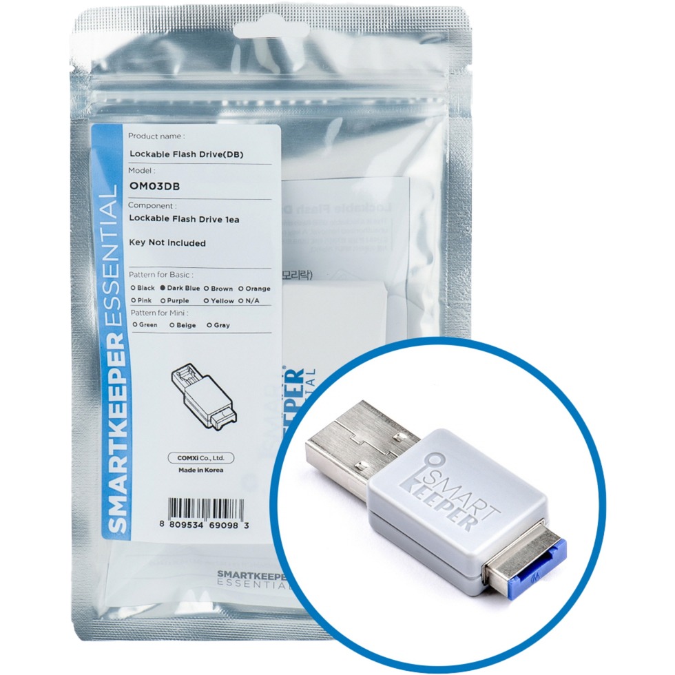 ESSENTIAL Lockable Flash Drive (OM03), USB-Stick von SMARTKEEPER