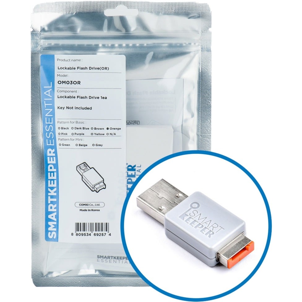 ESSENTIAL Lockable Flash Drive (OM03), USB-Stick von SMARTKEEPER