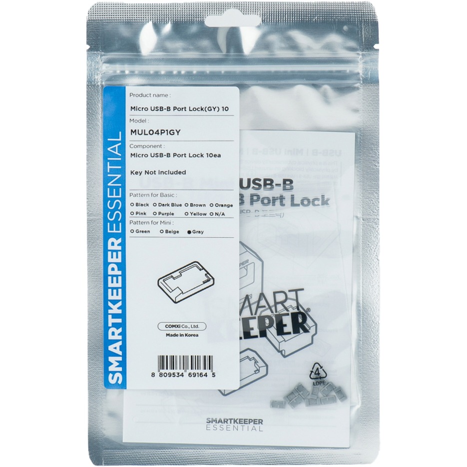 ESSENTIAL Micro USB-B Port Lock (MUL04), Einsteckschloss von SMARTKEEPER