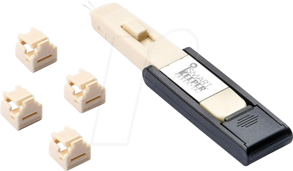 SK MNL04PKBG - Port Schloss, RJ11, 4 Stück, mit Schlüssel, beige SK MNL04PKBG - Port Schloss, RJ11, 4 Stück, mit Schlüssel, beige von SMARTKEEPER