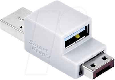 SK OM03BN - Speicher Schloss, USB Typ A, braun von SMARTKEEPER