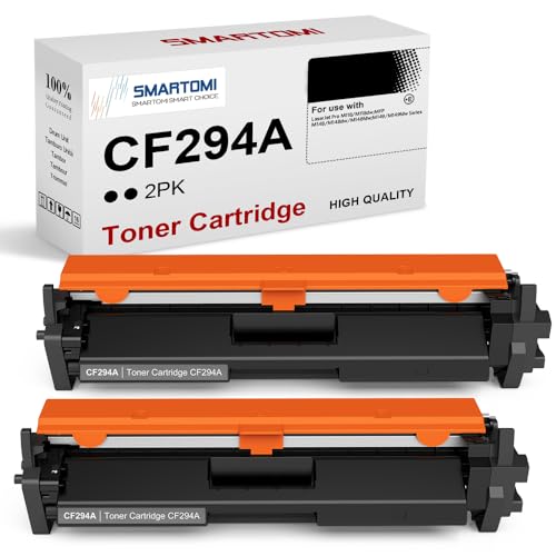 SMARTOMI CF294A 94A Kompatibler Toner Ersatz für HP CF294X CF294A 94A 94X Kompatibel für HP Laserjet Pro M118dw MFP M148dw M148fdw M149fdw (2 Schwarz) von SMARTOMI