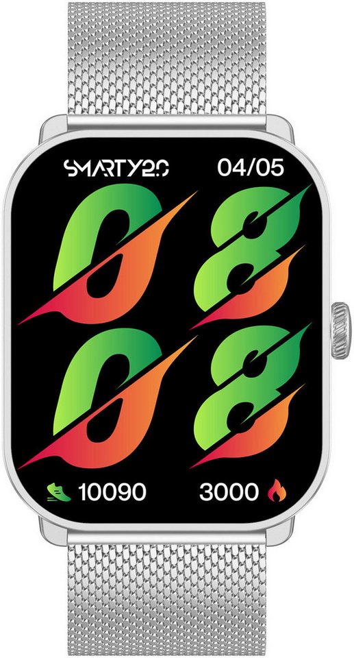 SMARTY 2.0 Smarty 2.0 Smartwatch (1,78 Zoll) Set, 2-tlg., mit Wechselband von SMARTY 2.0