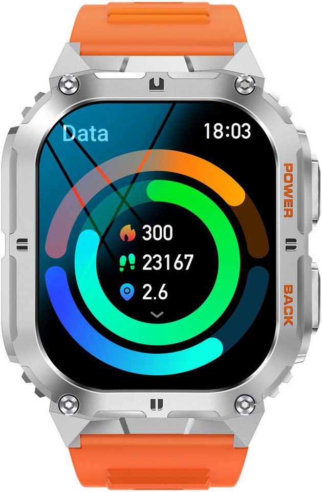SMARTY 2.0 Smarty 2.0 Smartwatch (1,96 Zoll) von SMARTY 2.0