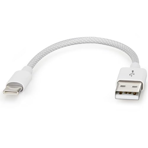 Smays Kurzes 15,2 cm langes USB-C-Kabel, USB-A-auf-C-Ladekabel, geflochten von SMAYS