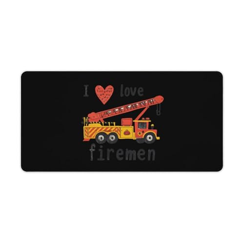 SMAZDFXX I Ove Fireman Große Schreibtischunterlage, Mauspad mit Rutschfester Gummiunterseite und genähten Kanten für Gaming-Tastatur SMAZDFXX I Ove Fireman Große Schreibtischunterlage, Mauspad mit Rutschfester Gummiunterseite und genähten Kanten für Gaming-Tastatur von SMAZDFXX
