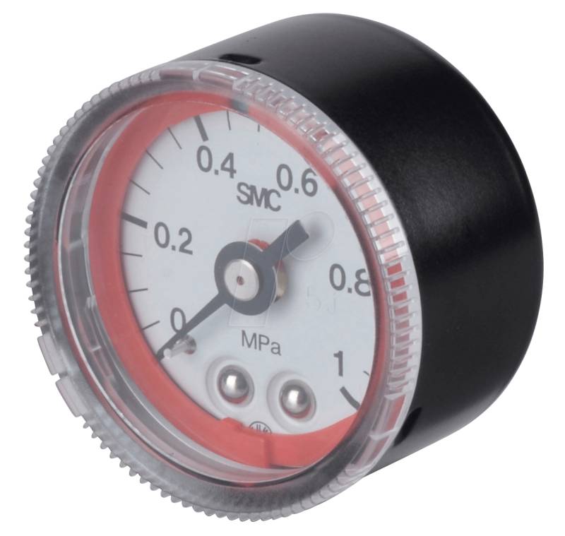 G46-10-01-L - Manometer 0,0 ... 1,0 MPa, ±3%, Anzeige-Ø 42,5 mm von SMC PNEUMATIK