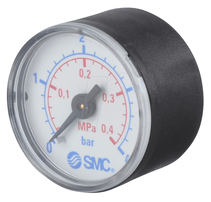 K8-4-40 - Manometer 0,0 ... 0,4 MPa, ±2,5%, Anzeige-Ø 40 mm von SMC PNEUMATIK