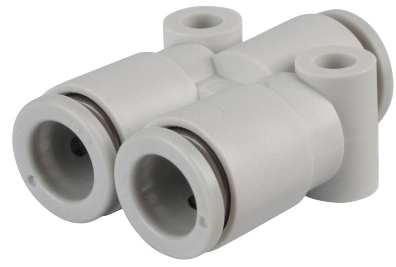 KQ2U10-00A - Y-Steckverzweigung, 3x Ø 10 mm von SMC PNEUMATIK