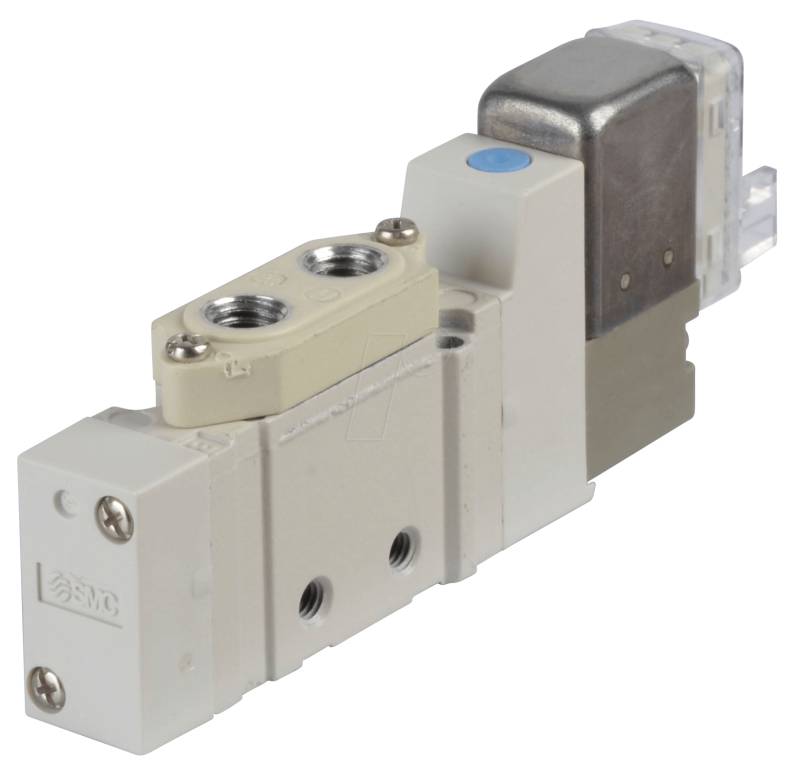 SY31205LOUM5Q - Elektromagnetventil 5/2, 24 VDC 200 l/min, mono von SMC PNEUMATIK