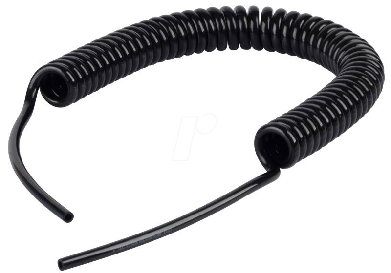 TCU0425B-1 - Spiralschlauch 4 mm, Arbeitslänge max. 1,5 m von SMC PNEUMATIK
