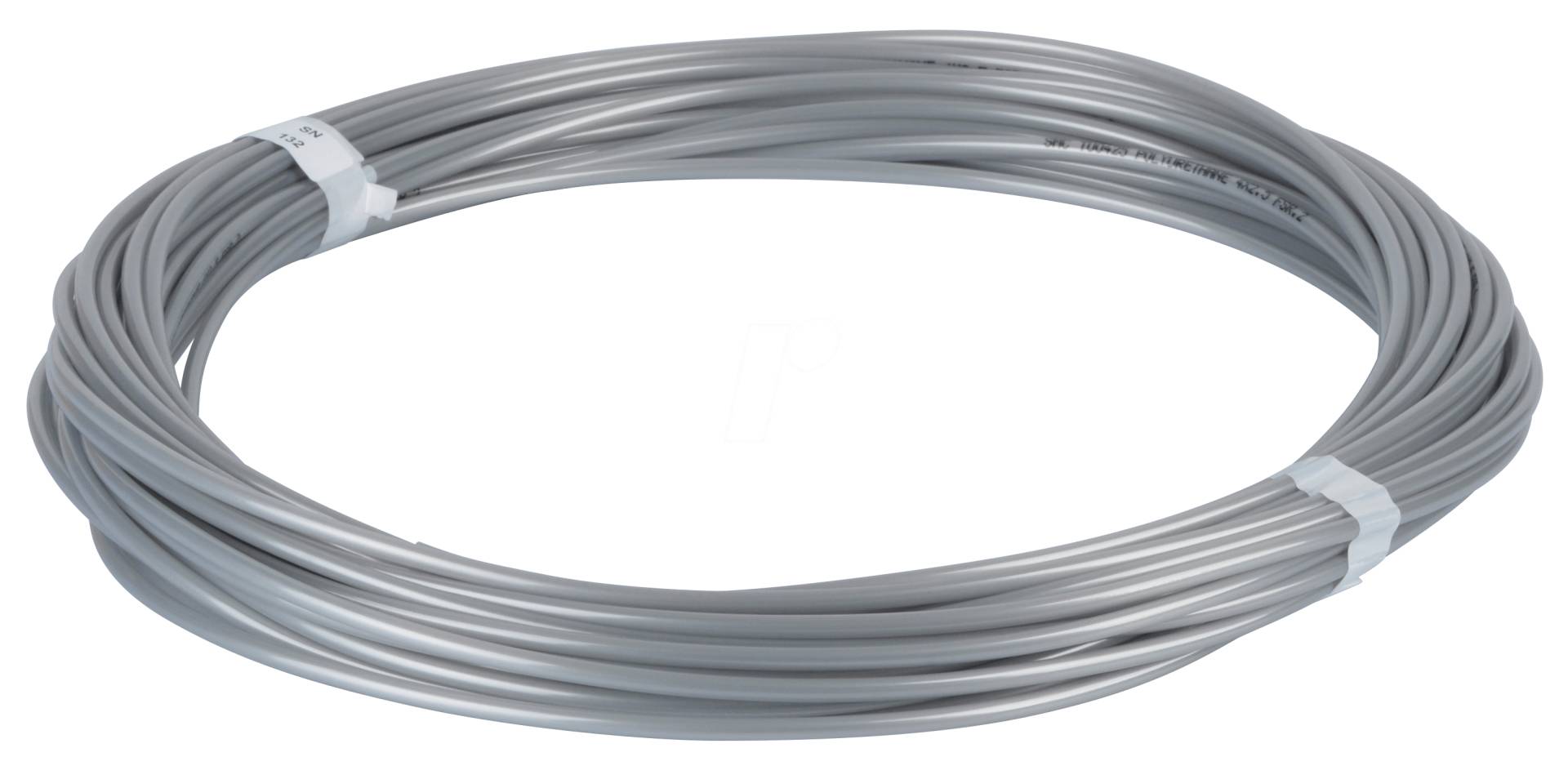 TU0425S1-20 - PU-Schlauch 4 mm, 20 m Rolle, silber von SMC PNEUMATIK