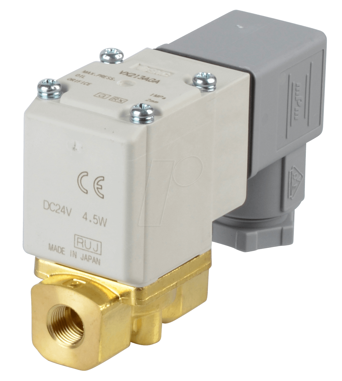 VX213AGA - Elektromagnetventil 2/2 für Öl, NC, 24 VDC, G1/8, ISO-Class-B VX213AGA - Elektromagnetventil 2/2 für Öl, NC, 24 VDC, G1/8, ISO-Class-B von SMC PNEUMATIK