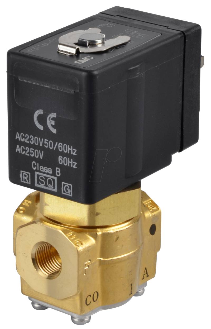 VX3114A01FJDOR1 - Elektromagnetventil 3/2, 230 VAC, G1/8, ISO-Class-B von SMC PNEUMATIK