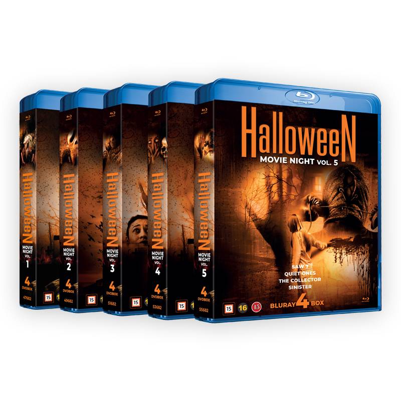 HALLOWEEN MOVIENIGHT  Bundle - 20 BLU RAYS - SCARY SCARY HALLOWEEN MOVIES - ONE TO WATCH von SMD