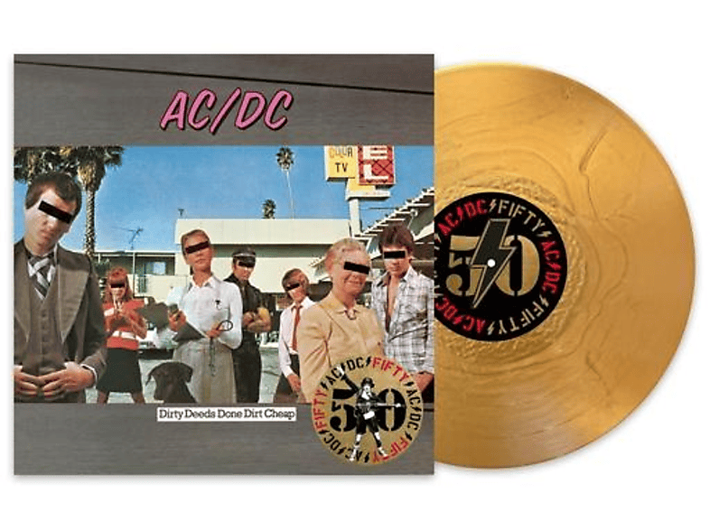 AC/DC - Dirty Deeds Done Dirt Cheap/gold vinyl (Vinyl) von SME CATLG