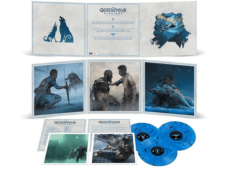Bear Mccreary - God of War Ragnarök/OST (Marbled Dark Blue) (Vinyl) von SME CLASS