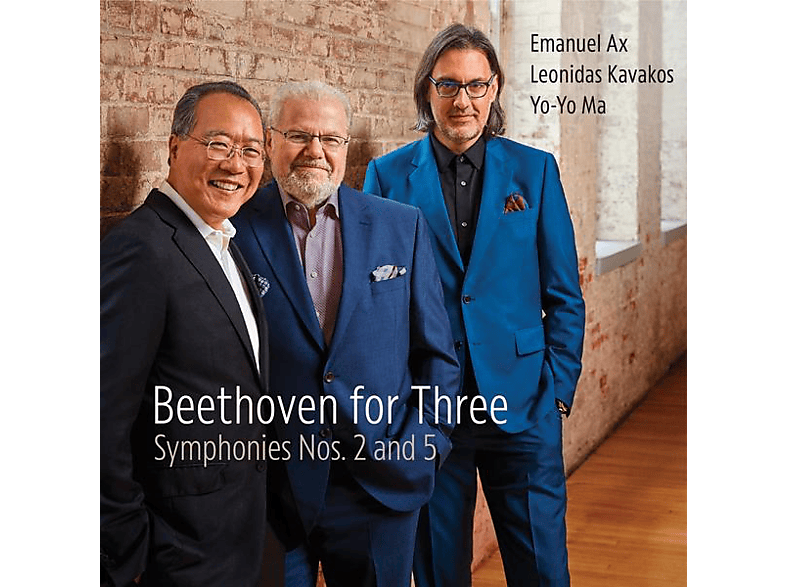 Ma,Yo-Yo/Ax,Emanuel/Kavakos,Leonidas - Beethoven for Three: Sinfonien Nr. 2 und 5 (CD) von SME CLASS